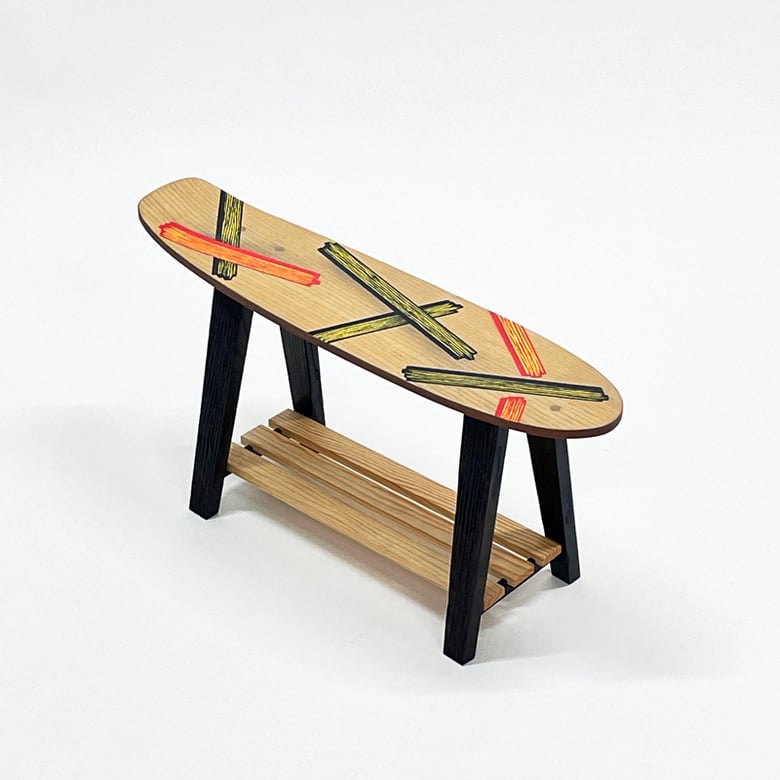 Image of Table Sk8te version "Bois de Bardage"