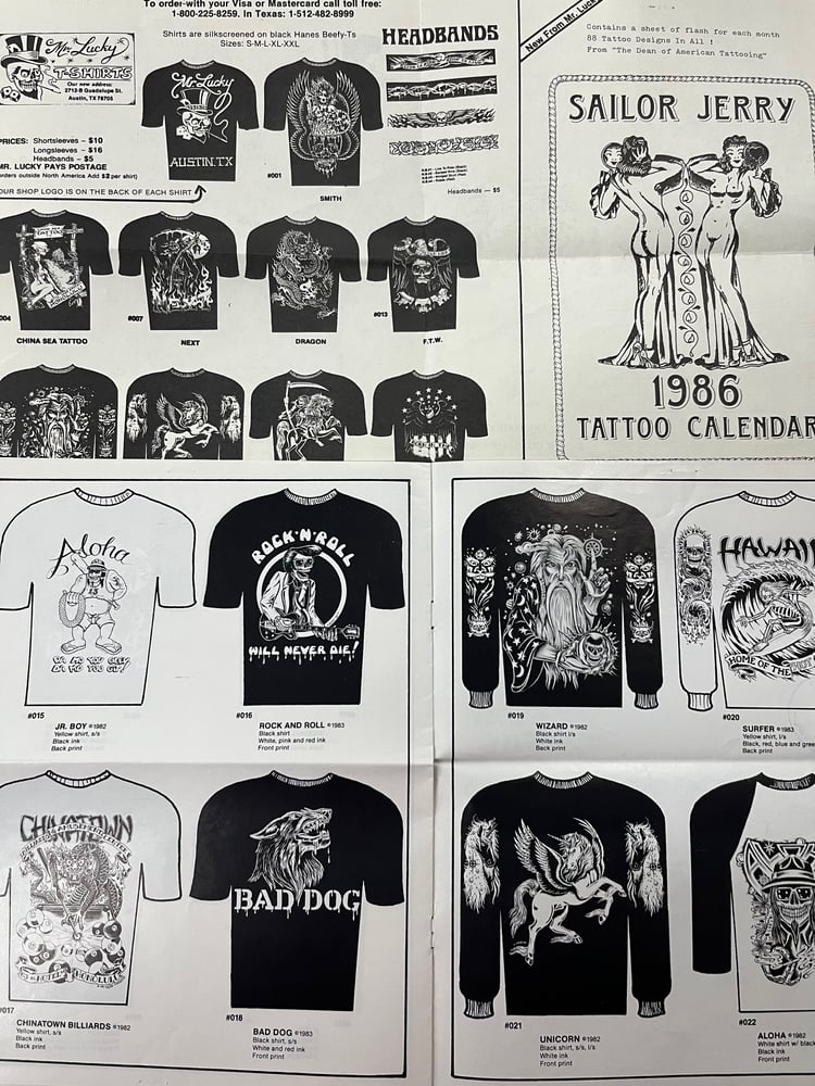 Image of Mike "Mr Flash" Malone 1987 sales ledger, business cards & other various ephemera.