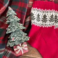 Image 4 of Patron chaussettes O Christmas Tree