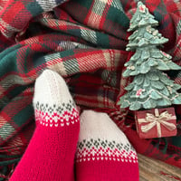 Image 7 of Patron chaussettes O Christmas Tree