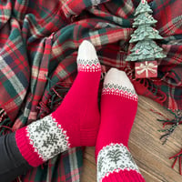 Image 9 of Patron chaussettes O Christmas Tree