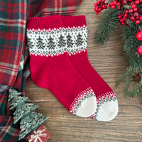 Image 12 of Patron chaussettes O Christmas Tree