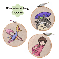 Image 1 of 8” Embroidery Hoops