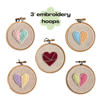 Image 1 of 3” Embroidery Hoops