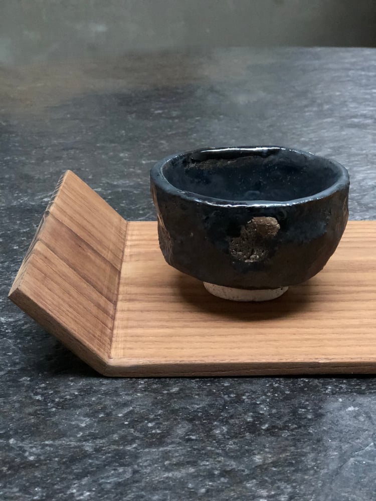 Image of small handcut teabowl