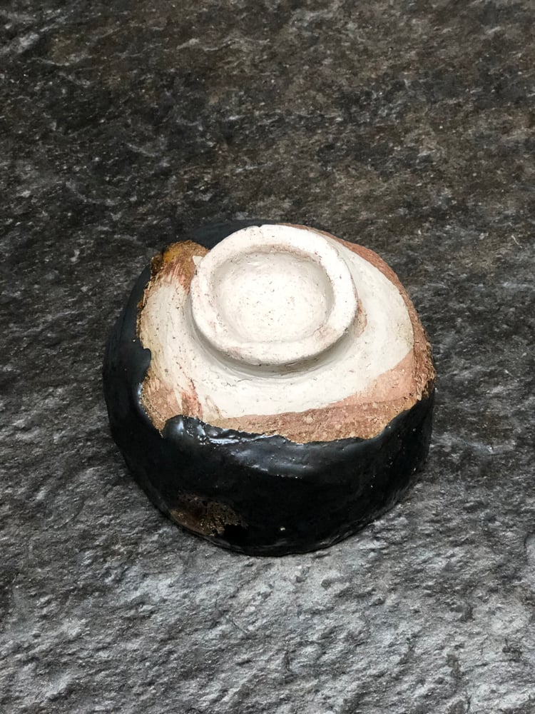 Image of small handcut teabowl