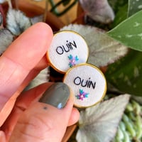 Paire de broches "ouin ouin" #4