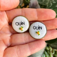 Paire de broches "ouin ouin" #3