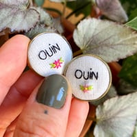 Paire de broches "ouin ouin" #2