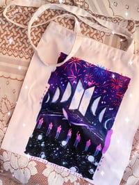 Image 1 of ⋆ ˚｡⋆ bts fanarts totebag ⋆ ˚｡⋆