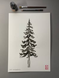 Image 1 of Large original ink tree A3