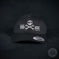 Image 2 of ADJUSTABLE CAP PIRATE BLACK/GREY