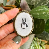 Broche café #3