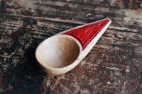 Image 2 of Beech chip carved coffee scoop no 2