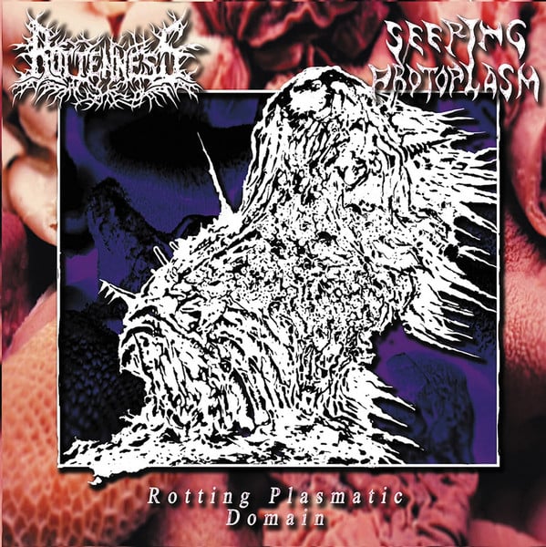 Image of ROTTENNESS / SEEPING PROTOPLASM - Rotting Plasmatic Domain Split EP CD