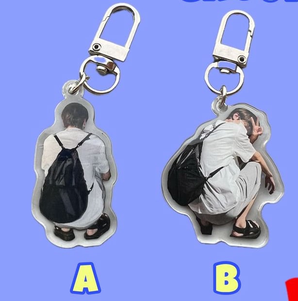 Image of TXT Soobin Double-Sided Keychain