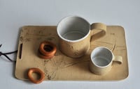 Image 3 of Handmade ceramic couple cups