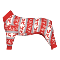 Image 1 of Spark Paws Winter Wonderland Dog Pajamas 