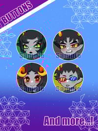 Image 1 of Beta Troll Button Pins