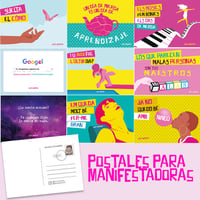 Colección de postales para MANIFESTADORAS