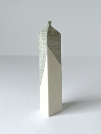 Image 1 of Tall rectangular vessel with drawn markings 11.5cm 