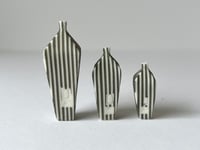 Image 3 of Tapered vessels with stripes 3 different choices 4.5cm, 3.5cm or 2.5cm