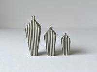 Image 1 of Tapered vessels with stripes 3 different choices 4.5cm, 3.5cm or 2.5cm