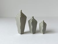 Image 2 of Tapered vessels with stripes 3 different choices 4.5cm, 3.5cm or 2.5cm