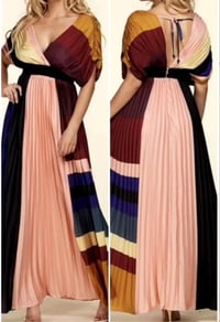 Pleated Maxi Dress
