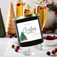 CHRISTMAS MIMOSA SCENTED CANDLE