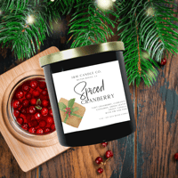SPICED CRANBERRY SCENTED CANDLE