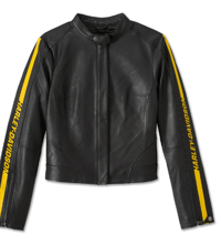 Women's Rose Racer Leather Jacket