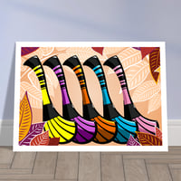 Image 1 of Ash Colour Clash • GAA Hurling Pop Art Print