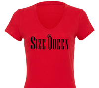 Image 4 of SIZE QUEEN V-NECK 