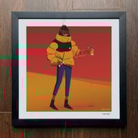 Puffer (Framed Print)