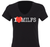 I HEART MILF V-NECK