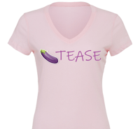 Image 3 of TEASE V-NECK T-SHIRT 