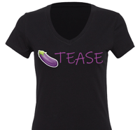 Image 1 of TEASE V-NECK T-SHIRT 