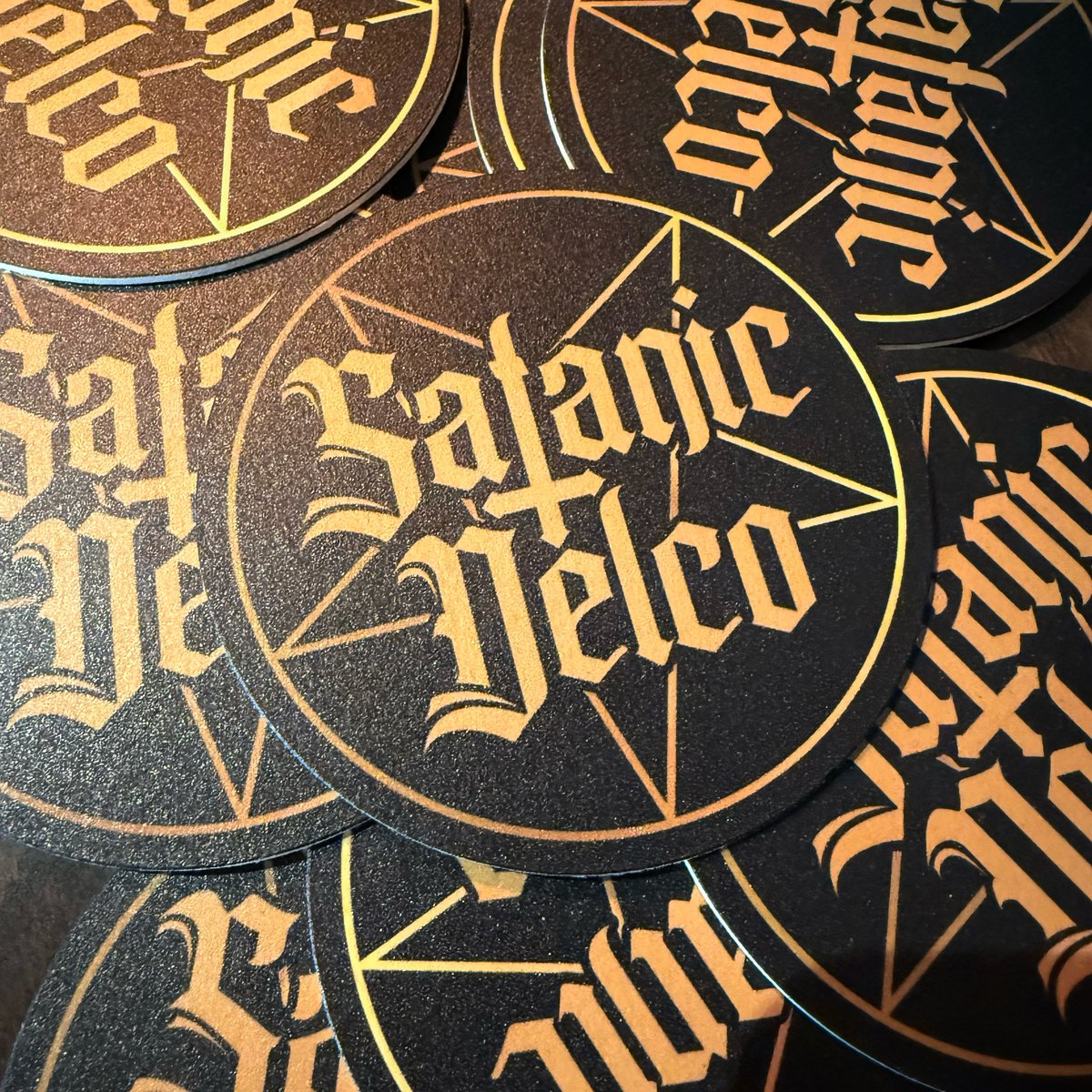 Satanic Delco Coasters 3-Pack