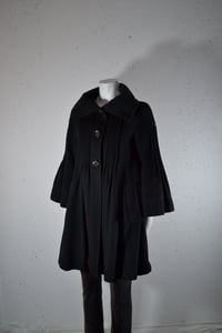Image 3 of Sportmax Pleated Wool Coat