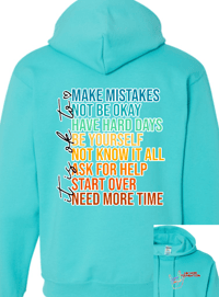 Image 2 of LBCH It's Ok To Awareness Hoodie