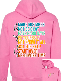 Image 4 of LBCH It's Ok To Awareness Hoodie