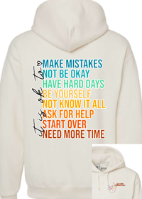Image 1 of LBCH It's Ok To Awareness Hoodie