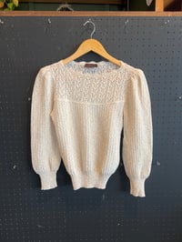 Image 1 of Cream knit Sweater 