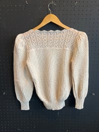 Image 3 of Cream knit Sweater 