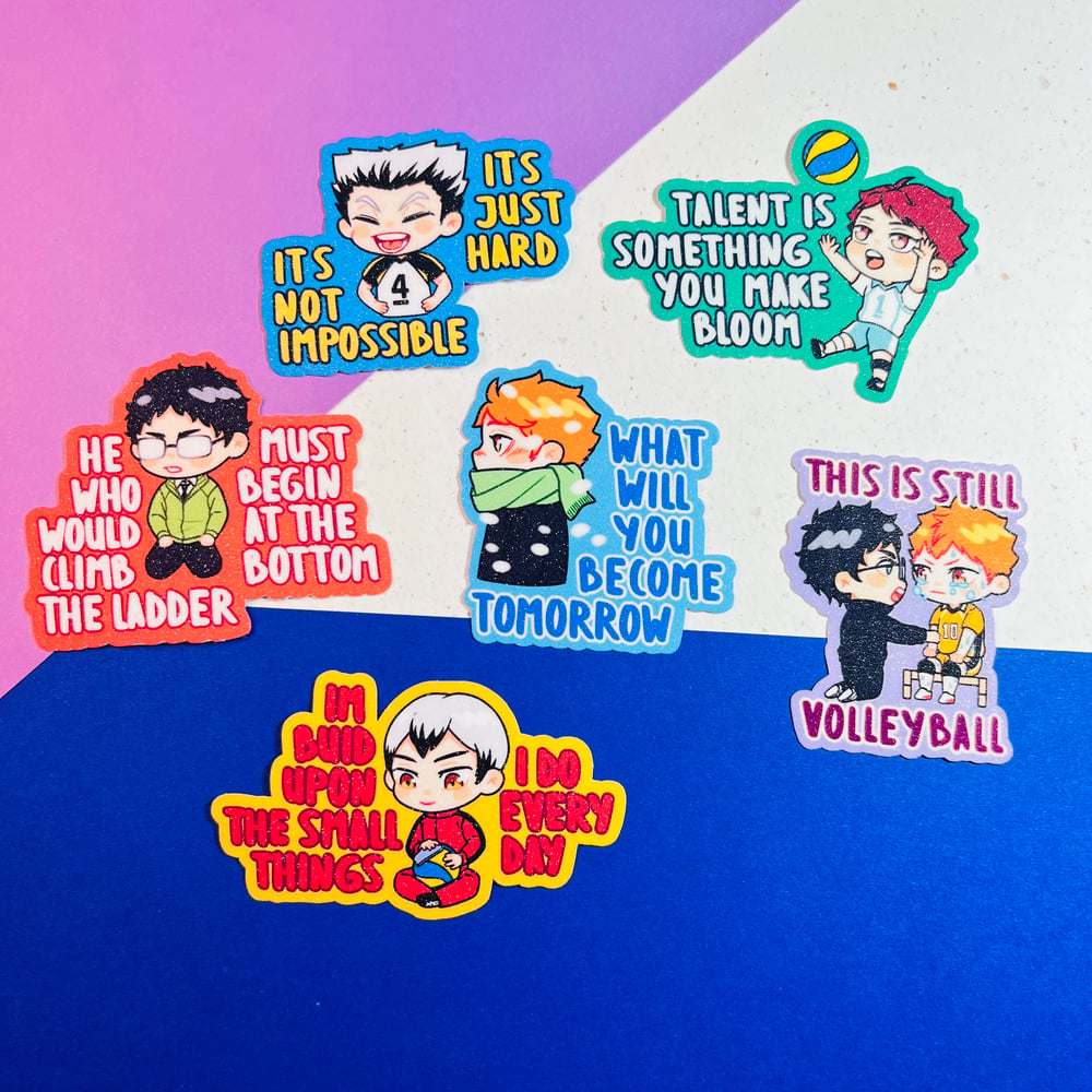 It’s not just volleyball stickers