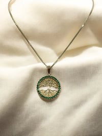 Image 2 of Double-Sided Tree of Life Gold Pendant