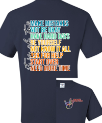 Image 3 of LBCH It's Ok To Awareness Tee