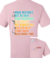 Image 4 of LBCH It's Ok To Awareness Tee