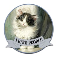 Image 4 of Unhinged Cat Person Vinyl Sticker Pack